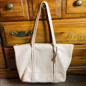 Vera Bradley leather Mallory Tote in Pink Sand